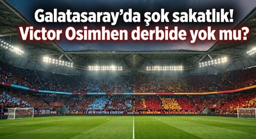 Galatasaray'da şok sakatlık