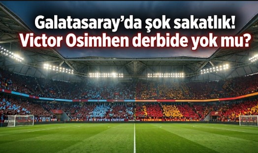 Galatasaray'da şok sakatlık
