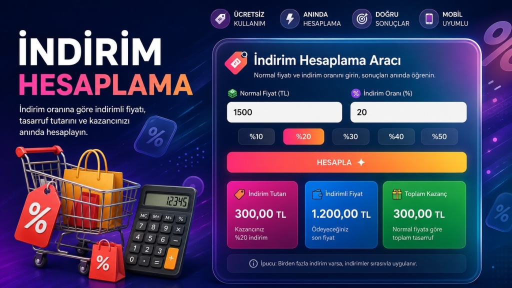İndirim Hesaplama