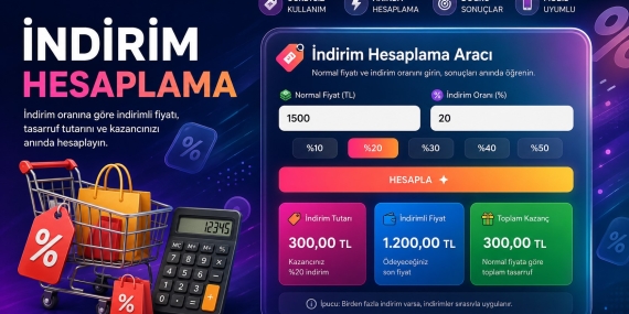 İndirim Hesaplama
