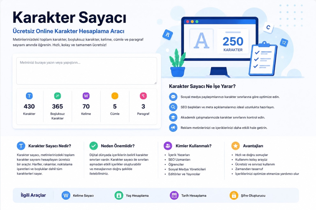 Karakter Sayacı