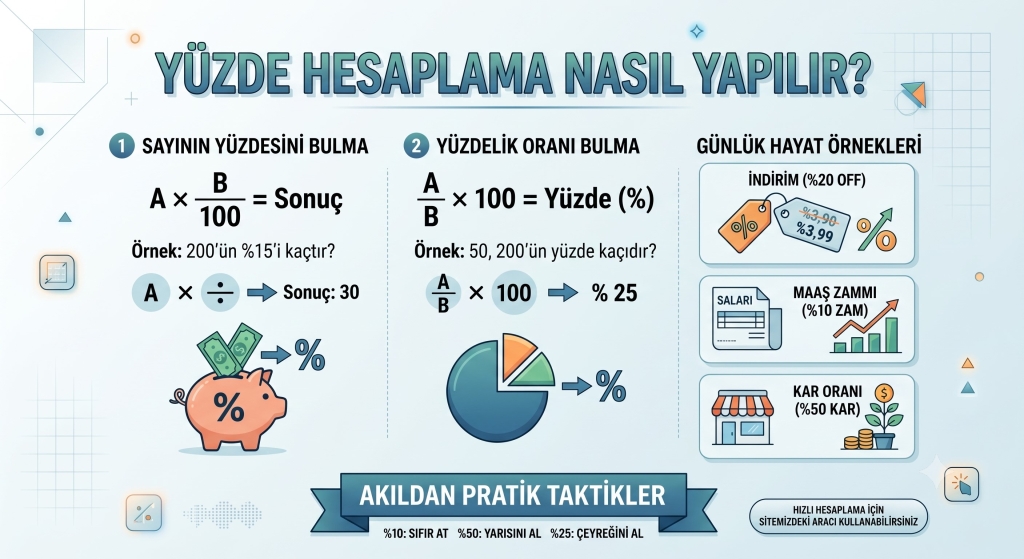 Yüzde Hesaplama Nasıl Yapılır?