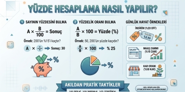 Yüzde Hesaplama Nasıl Yapılır?