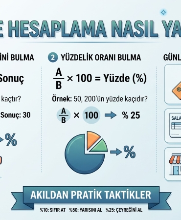 Yüzde Hesaplama Nasıl Yapılır?