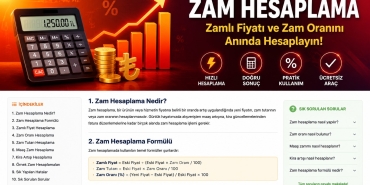 Zam Hesaplama