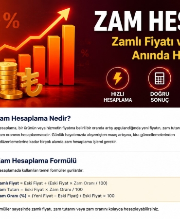 Zam Hesaplama