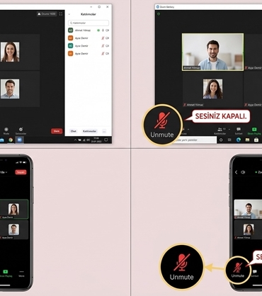 Zoom’da Mute Ne Demek? Zoom’da Mikrofon Nasıl Kapatılır ve Açılır?