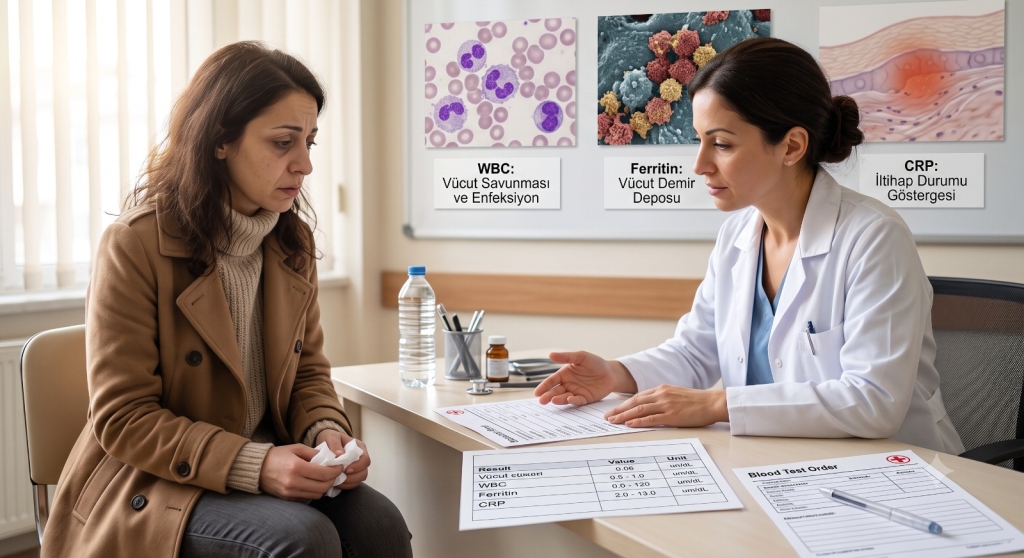 Kan Tahlili Sonuçlarınız Neyi Anlatıyor? WBC, Ferritin ve CRP Değerleri