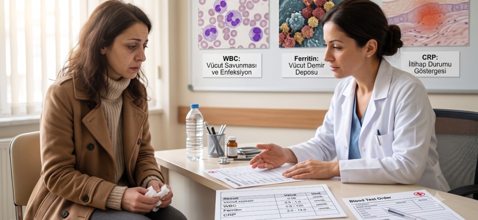 Kan Tahlili Sonuçlarınız Neyi Anlatıyor? WBC, Ferritin ve CRP Değerleri