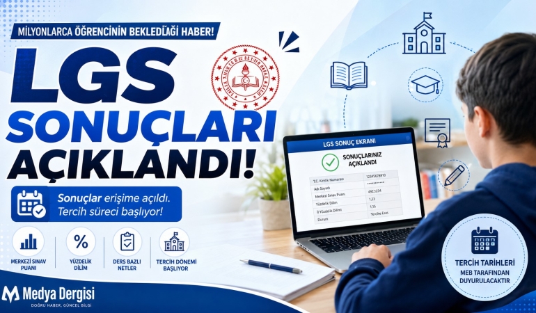 LGS Sonuçları Açıklandı 2026