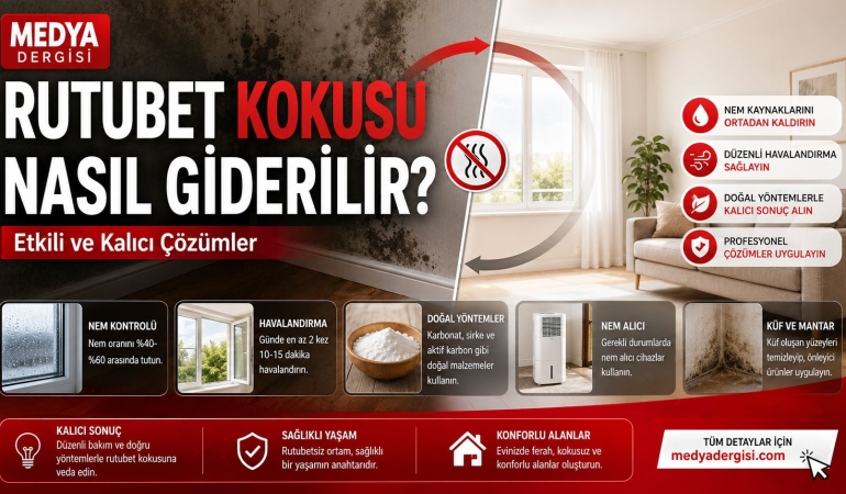 Rutubet Kokusu Nasıl Giderilir?