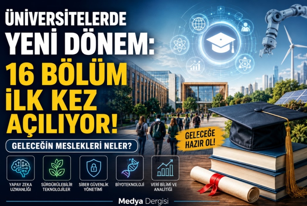 Üniversitelerde ilk kez açılan 16 bölüm