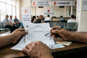 Vergi borcu sorgulama işlemi için e-Devlet ekranını inceleyen kullanıcı