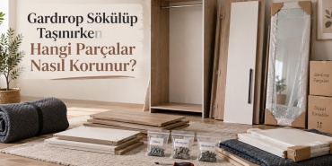 Gardırop Sökülüp Taşınırken Hangi Parçalar Nasıl Korunur?