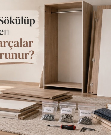 Gardırop Sökülüp Taşınırken Hangi Parçalar Nasıl Korunur?