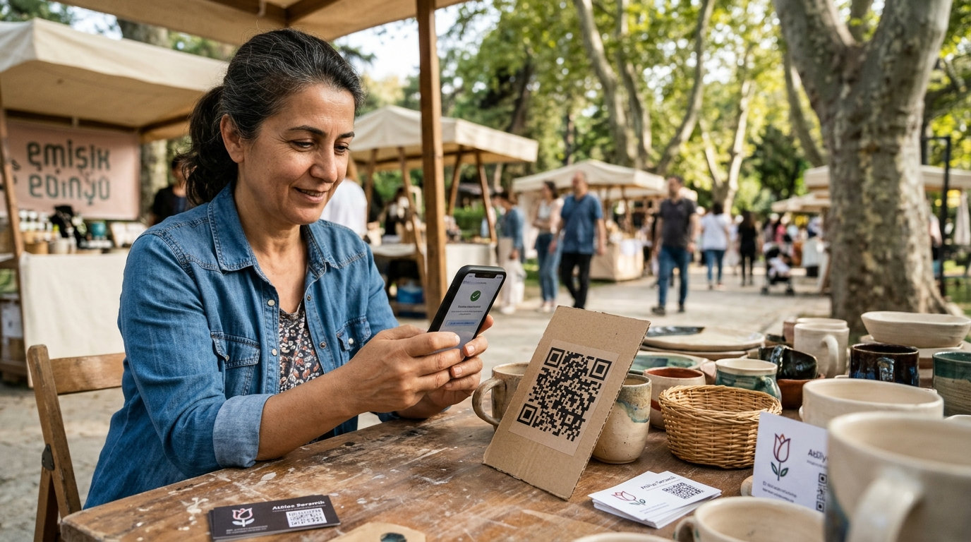 QR Kod Oluşturulur? Ücretsiz Araçlarla Güvenli Kullanım - QR kod oluşturma ve telefondan test etme