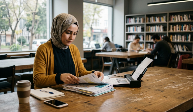 Ücretsiz PDF birleştirme işlemi yapan kullanıcı