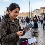 Yurt dışında telefon kullanımı için akıllı telefon ve seyahat SIM kartı
